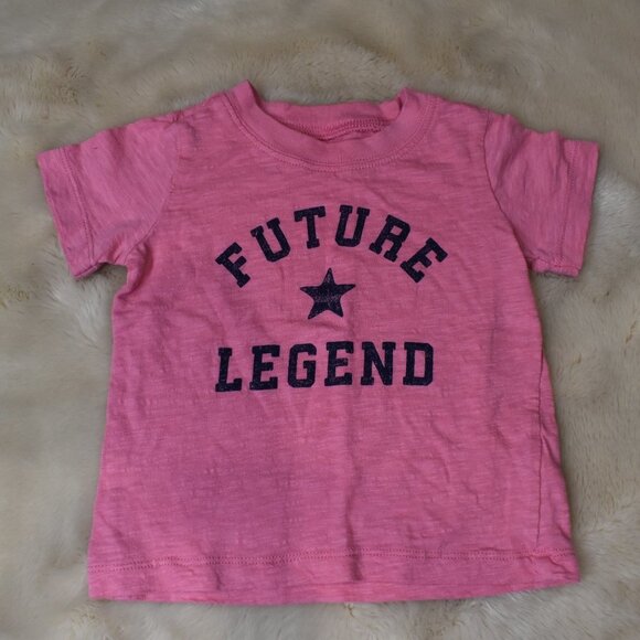 Carter's T-Shirt Girls Pink Tee Size 18 Months - Picture 3 of 9